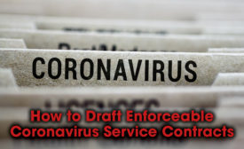 folders in a drawer saying coronavirus