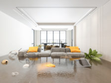 flooded room