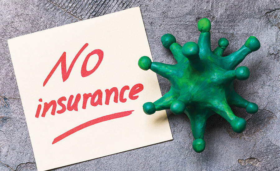 no insurance