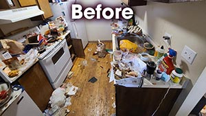 restoring a hoarder home