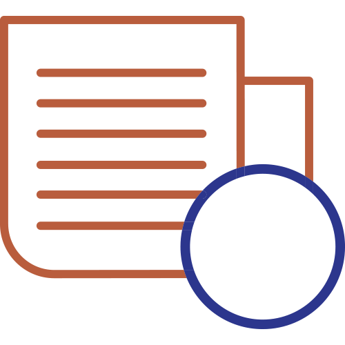 Native advertising highlighted icon.
